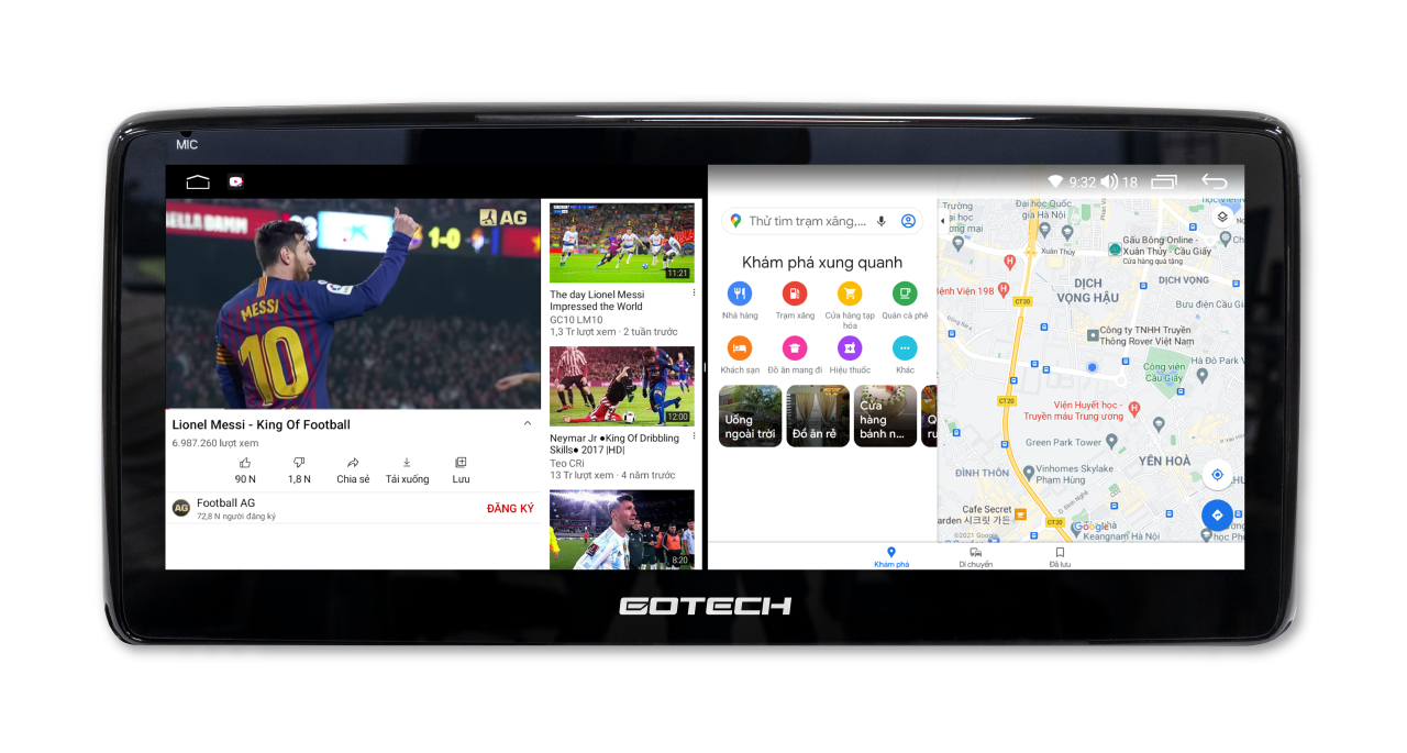 MÀN HÌNH Ô TÔ THÔNG MINH GOTECH GT MAZDA 360 PRO